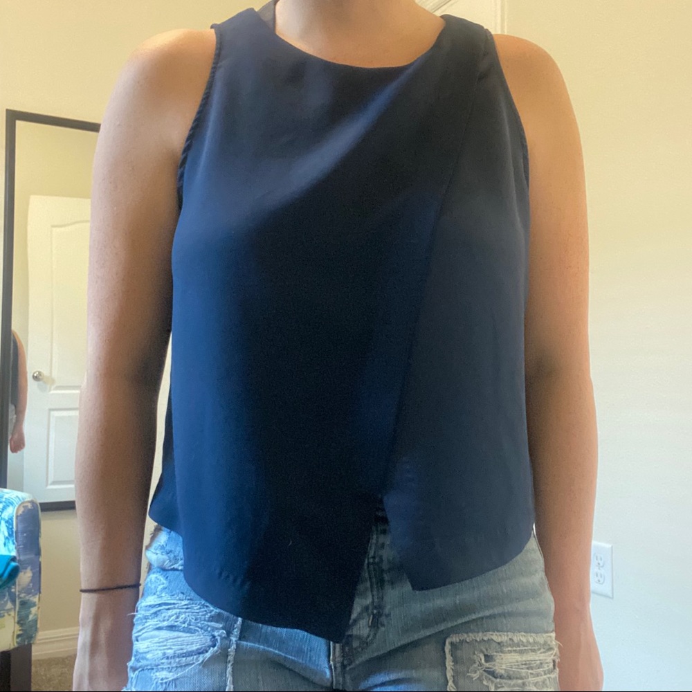 Parker cross front mixer media Navy tank